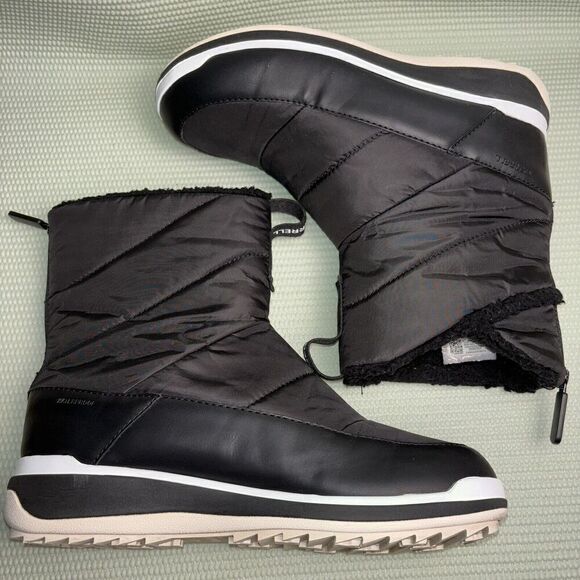 Merrell Snowcreek Midcalf Boots Women’s Size 10 J003668 Black Polyester Blend - Picture 5 of 10